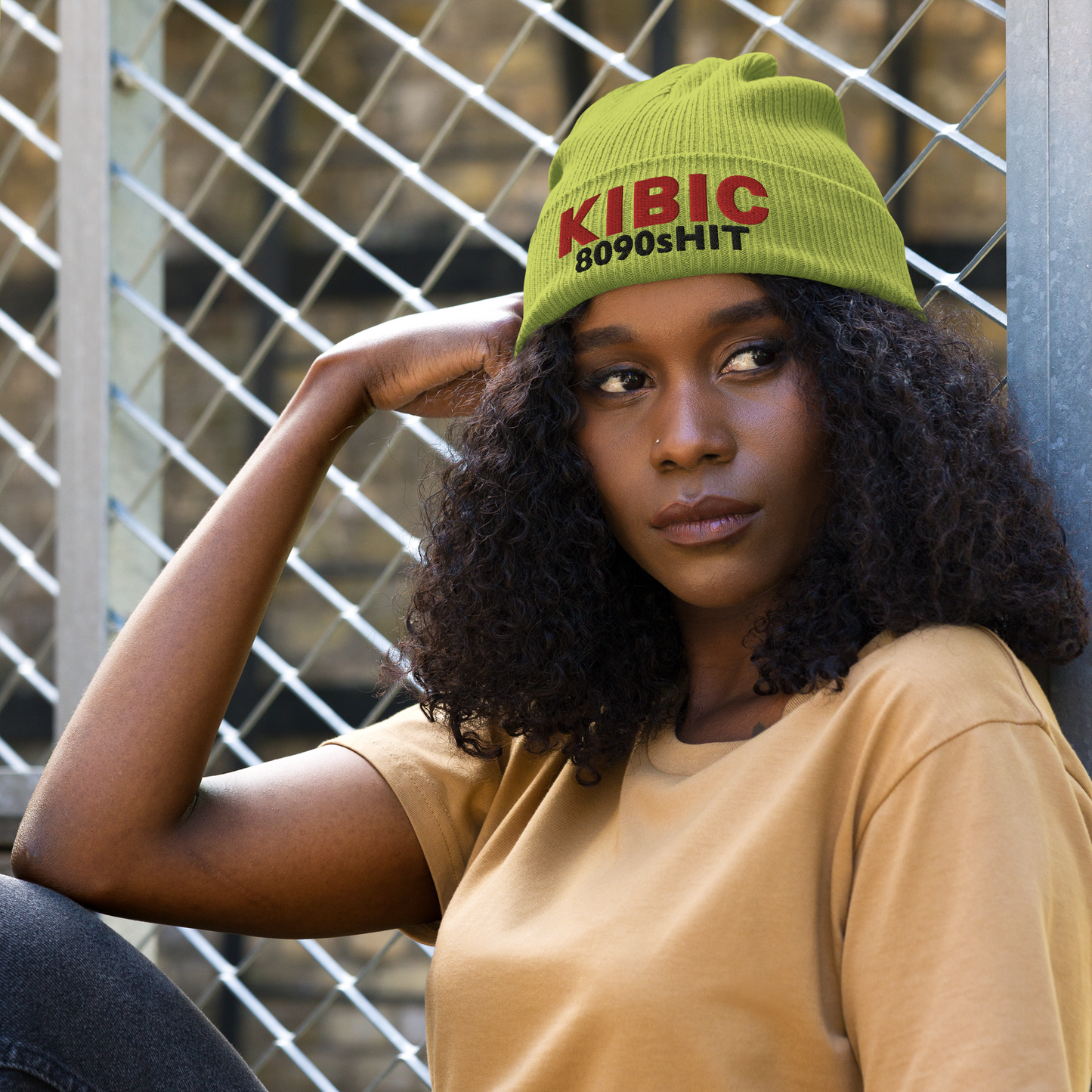 KIbic 8090sHIT Organic ribbed beanie